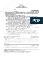 Investment Banking Resume