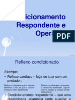 Condicionamento Respondente e Operante