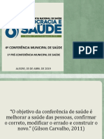 Pré-conferência de Saúde