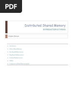 Distributed Shared Memory: Introduction & Thisis