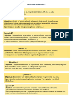 Ejercicios Respiración Diafragmática