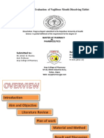 Formulation and Evaluation of Voglibose Mouth Dissolving Tablet