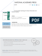 NCHRP - Design Hydrology For Stream Restoration and Channel Stability PDF