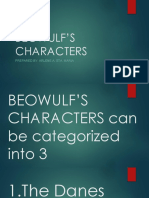 Beowulf'S Characters: Prepared By: Arlene A. Sta. Maria