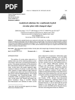 Analytical Solutions For A Uniformly Loaded Circular Plate With Clamped Edges