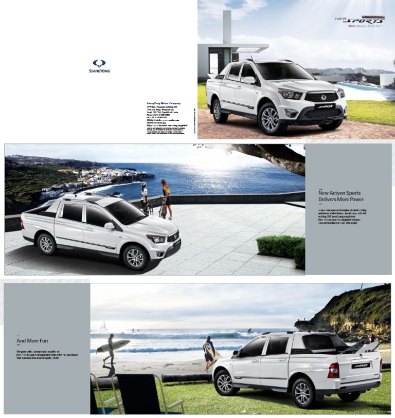 Actyon Sports LHD PDF Manual Transmission Fuel Economy In Automobiles