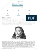 Biografia de Túpac Amaru