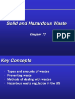 Types and Methods of Dealing with Solid and Hazardous Waste