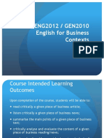 ENG2012 GEN2010 Unit 1