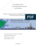 Amazônia Azul Na Estratégia de Defesa Do Brasil