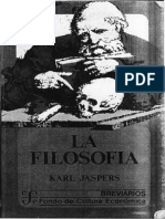 Jaspers Karl La Filosofia PDF
