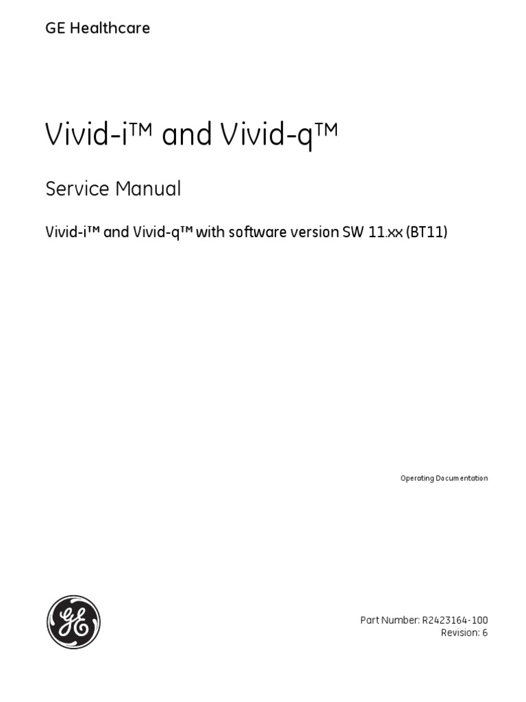 Vivid Iq SM PDF | PDF