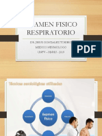 Examen Fisico Respiratorio - Unfv