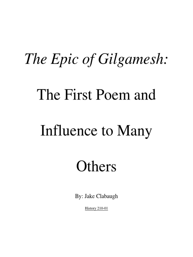 the epic gilgamesh essay topics