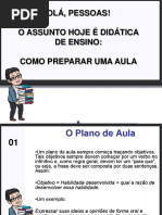 Aula Sobre Planejamento Didático