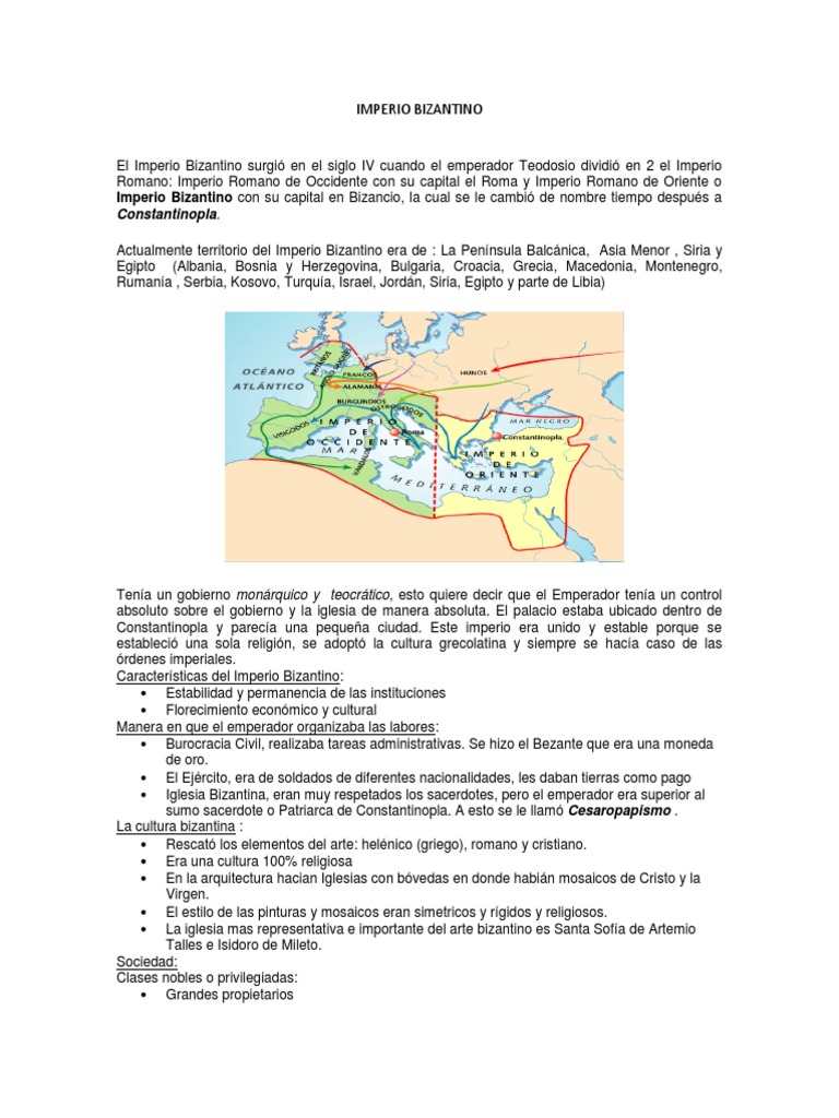 Historia del Imperio Bizantino y Germánico | PDF | imperio Bizantino ...