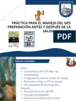 Práctica para El Manejo Del Gps Preparación Antes Y Después de La Salida A Campo