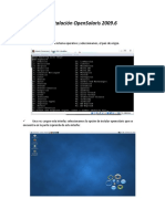 Instalación OpenSolaris 2009