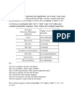 Verb To Be - Explicação PDF