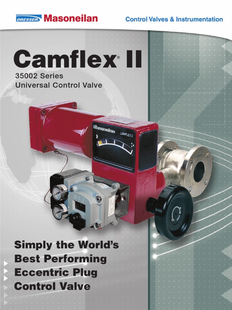 Masoneilan 35002 CamFlex II Spec Data PDF Valve Mechanical