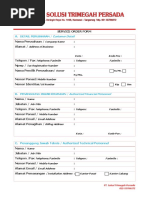 Service Order Form New