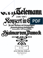 Telemann Concerto For Four Violins in G Dur