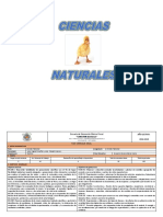 Planificación anual de Ciencias Naturales para séptimo grado