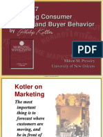 Analyzing Consumer Markets and Buyer Behavior: Powerpoint by Milton M. Pressley University of New Orleans