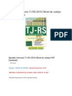 Apostila Concurso TJ RS 2019 Oficial de Justiça PDF Download