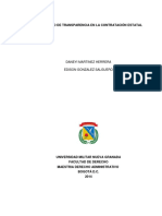 Principio de Transparencia en La Contratacion Estatal PDF