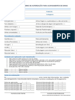 Ficha de Anamnese - Alongamentos de Unhas