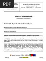 Reflexão Individual Final 0701