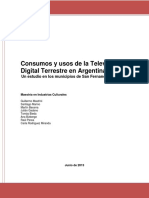 Informe - Consumos y Usos de La TDT en Argentina PDF