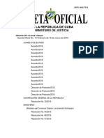 Gaceta de La República de Cuba - Ministerio de Justicia