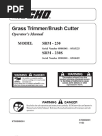 Download SRM230 Grass Timmer Manual by ddpleasant SN40777048 doc pdf