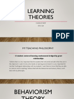 Etec 424 Learning Theories