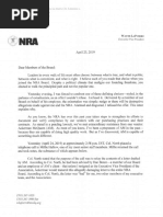 Wayne LaPierre's So Called Extortion Letter NRAAM 2019