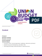 Union Budget 2019 Comprehensive Analysis