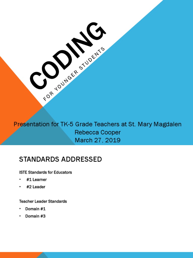Coding Games for TK-5 Educators | PDF | Video Games | Source Code