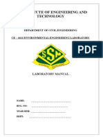 (EnvironmentAL Engineering Laboratory Manual