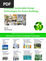 Emerging Sustainable Design Technologies For Green Bldgs