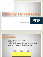 Doubly Linked Lists: MTS3023 - Data Structures
