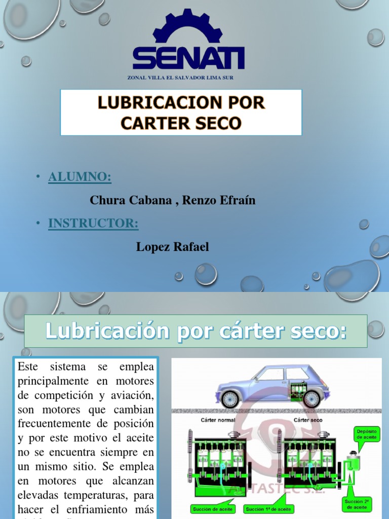 Lubricación de Cárter Seco | PDF | Bienes manufacturados | Máquinas