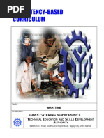 CBC Ships Catering Services NC II