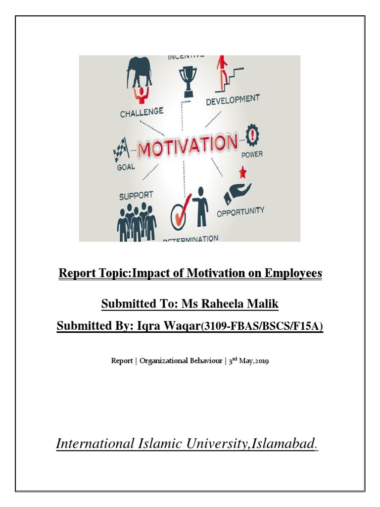Impact of Employee Motivation on Performance | PDF | Career & Growth
