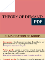 Theory of Demand