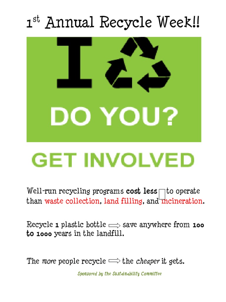 Recycle Flyer | PDF