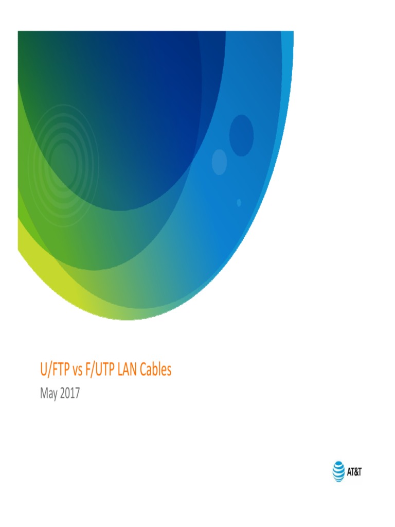 U Ftp Vs F Utp Lan Cables Coaxial Cable Electrical Engineering