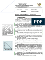 Medidas de Magnitudes