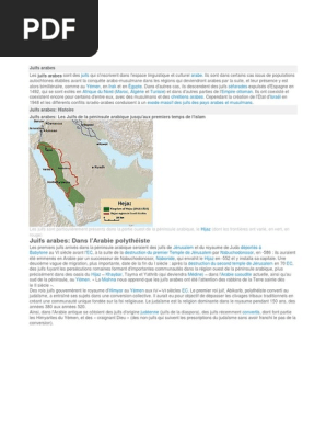 Juifs Arabes Docx Juifs Sefarade